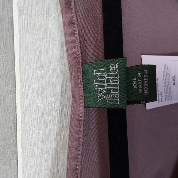 Women's Long Sleeve Twist-Front Mini Knit Skater Dress | Wild Fable | XL - Picture 6 of 12